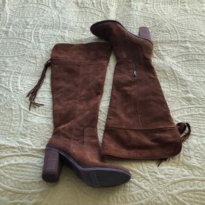 Over the knee boots, extended calf. FrancoSarlo.